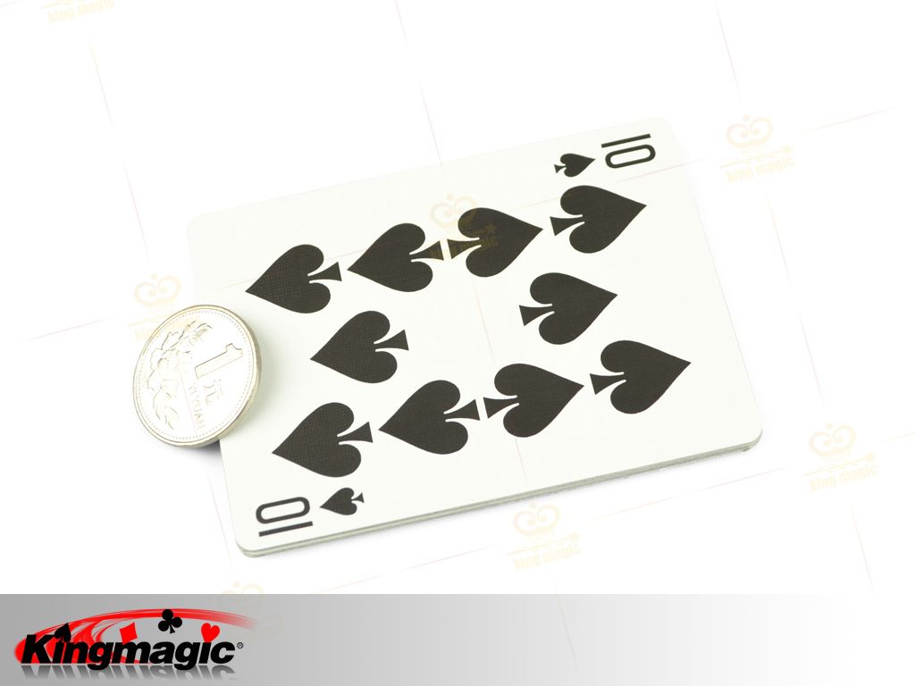 g0413 Монета под картой - Making Coin Card — изображение 1