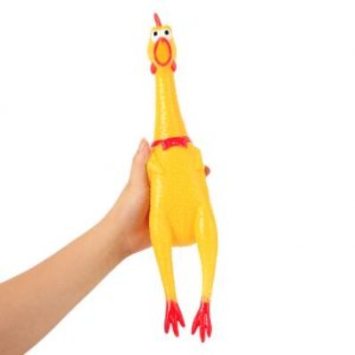 krichashaja-sumasshedshaja-rezinovaja-kurica-squeeker-crazy-chicken1-400x400 Кричащая курица — Squeeker crazy chicken — изображение 1