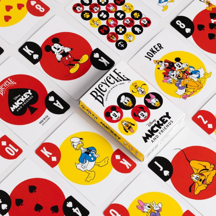 222481.970 Игральные карты Bicycle Disney Mickey Mouse and Friends / Микки и Друзья — изображение 1